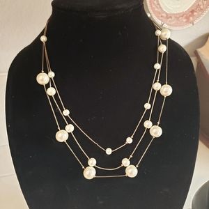 Pearls with rhinestones